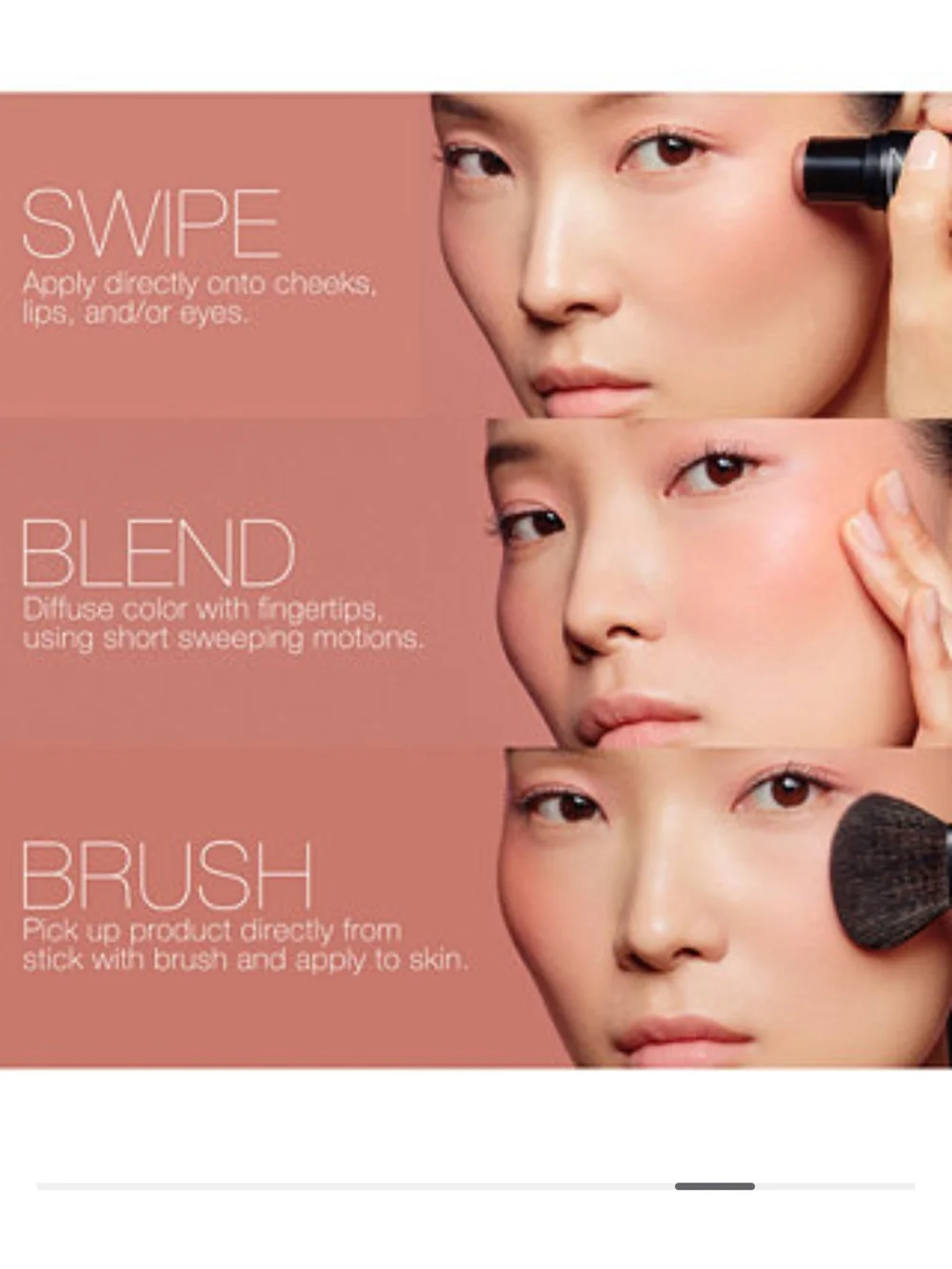 NARS Cream Blush Stick In Orgasm Crave Multi-Use Cheek & Lip Tint Mini NWOB